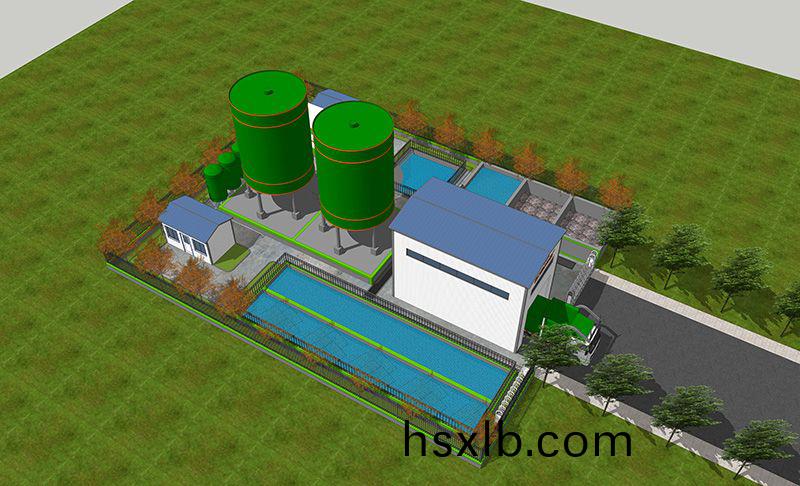 湖北蔴城(cheng)某隧道汚水處理站項目(mu)